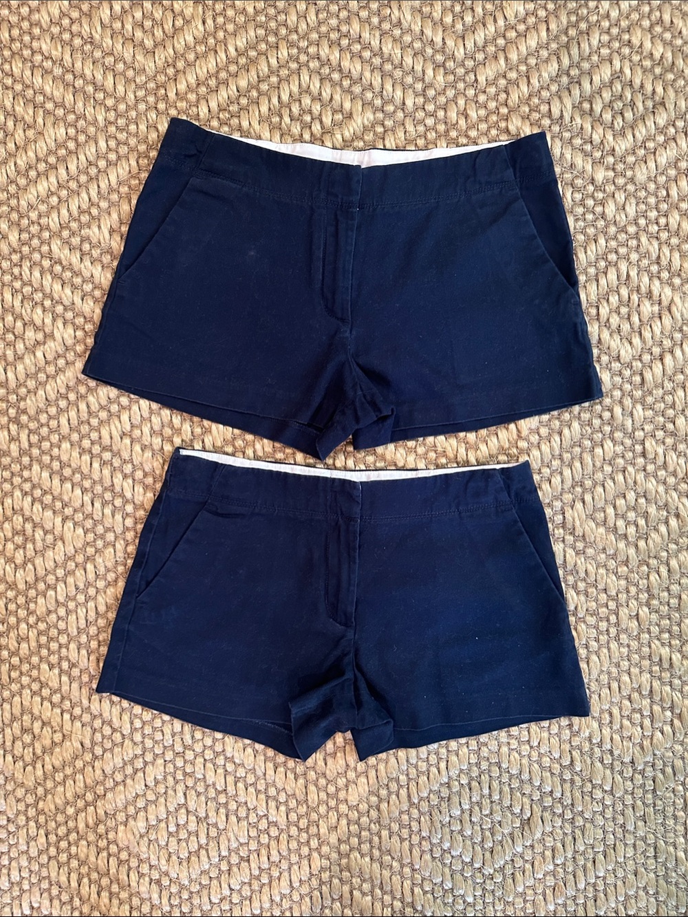 Crewcuts Navy Chino Shorts—size 12 & 14
